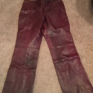 Leather pants